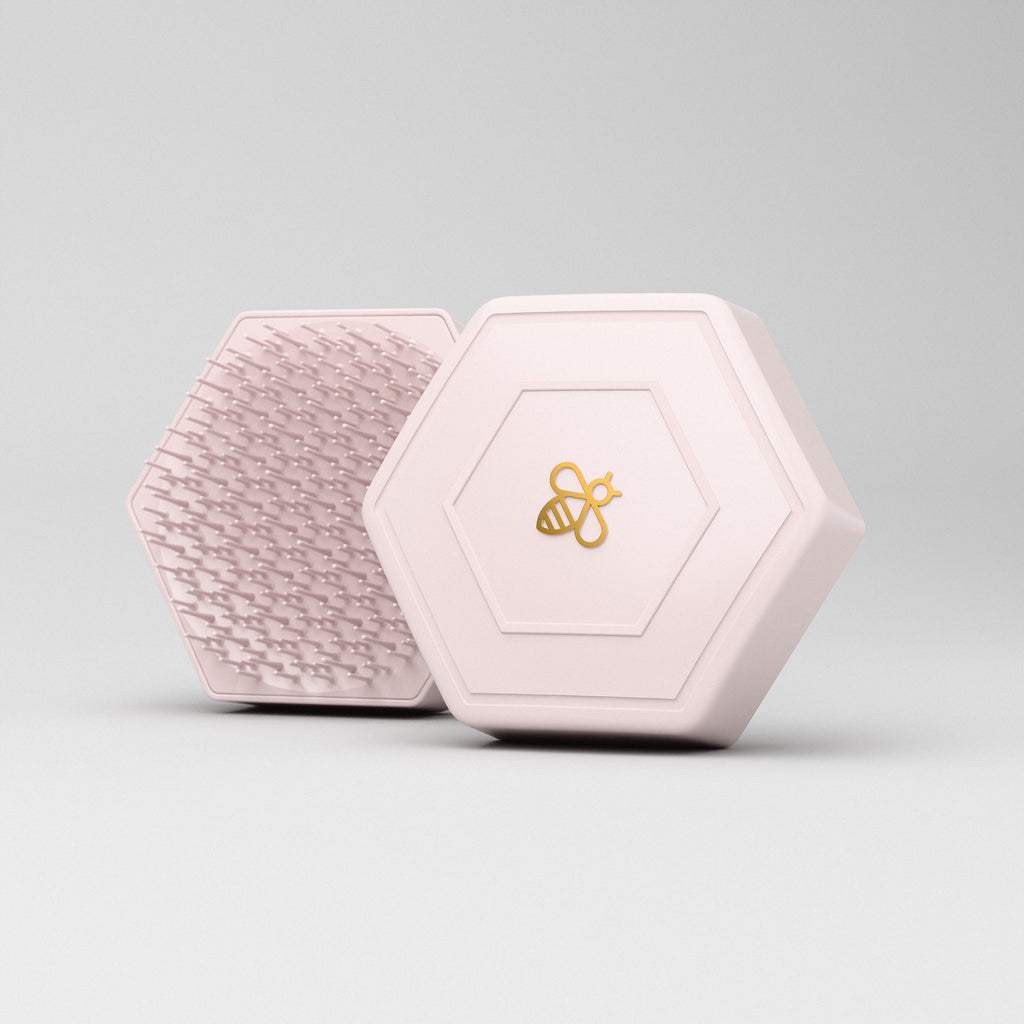 HONEY.BRUSH kímélő hajkefe - rózsaszín