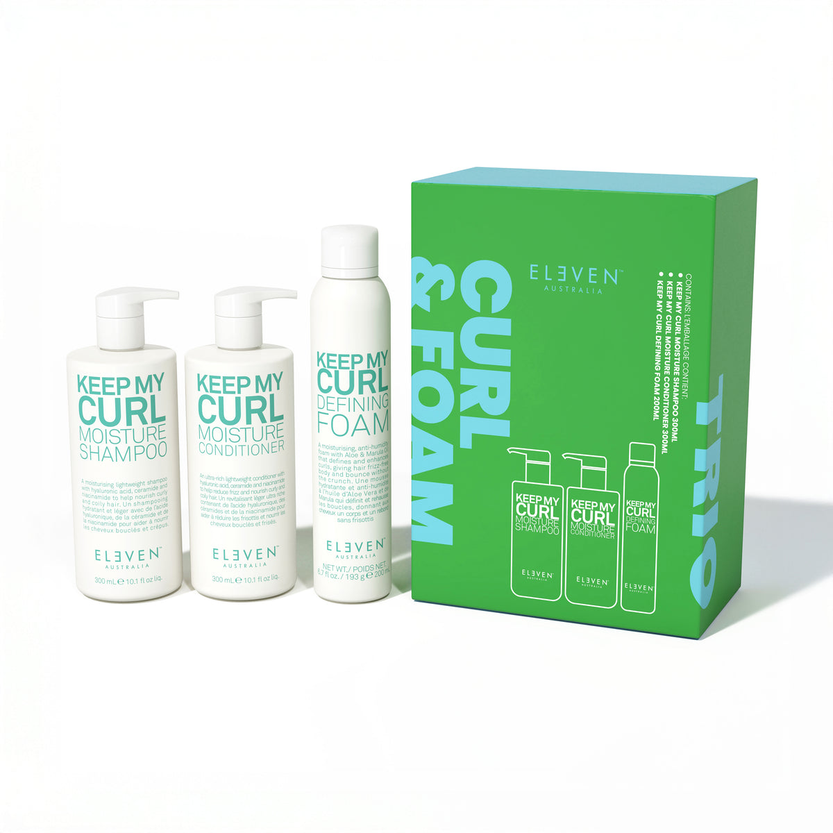 Curl and Foam Trio