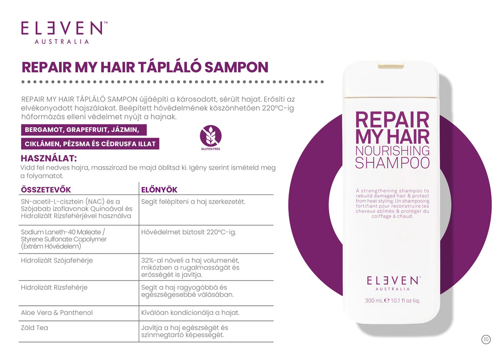 Repair my hair - Tápláló Sampon 50 ml - utazó méret