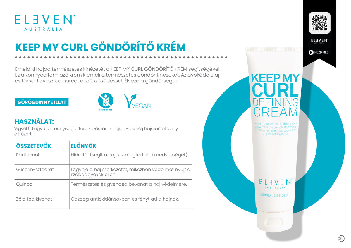 Keep My Curl - göndörítő krém 150 ML