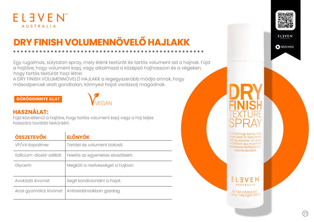 Dry Finish Texture Spray - Hajtőemelő hajlakk 200ml