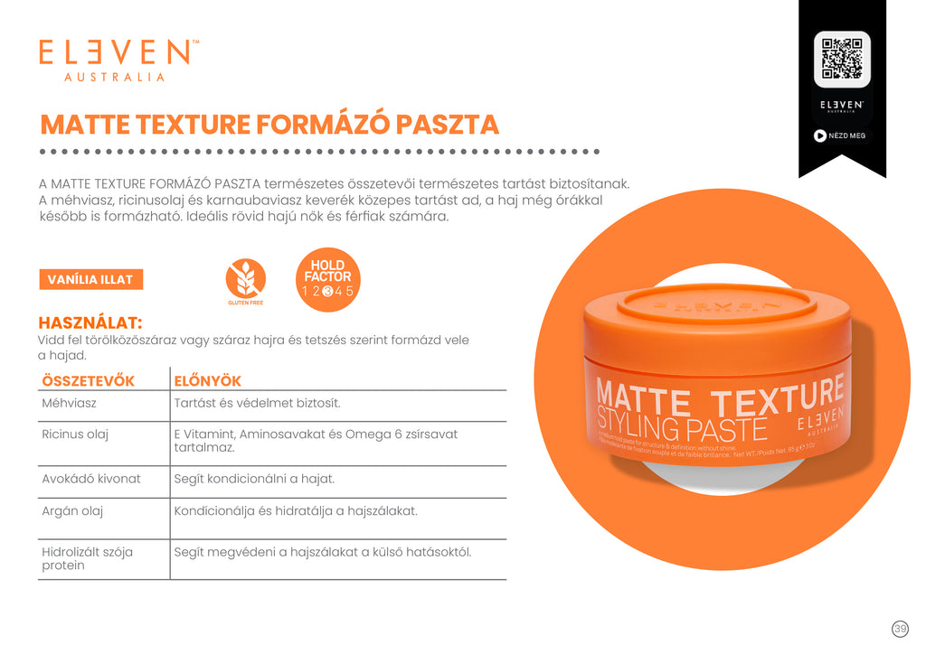 Matte Texture - wax 85 g