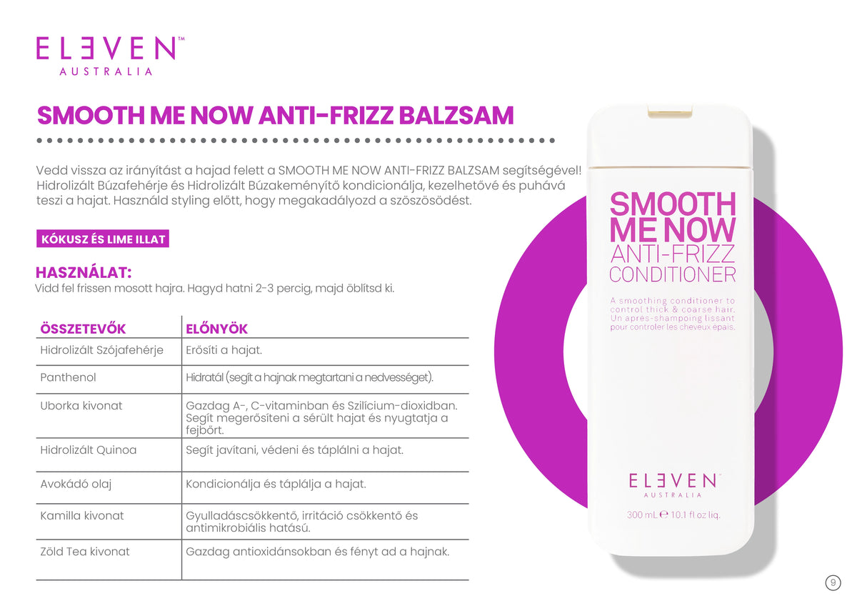 Smooth Me Now - szöszösödés elleni balzsam 50 ML - utazó méret